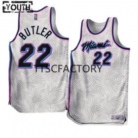 Dres Miami Heat Jimmy Butler 22 Nike 2022-23 Earned Edition Bijela Swingman - Dječji